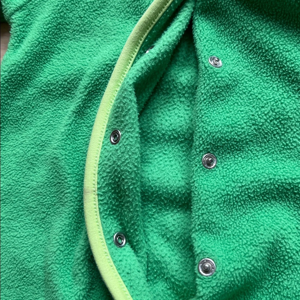 Zutano elf bunting in bright green. 18 months. - Picture 4 of 4